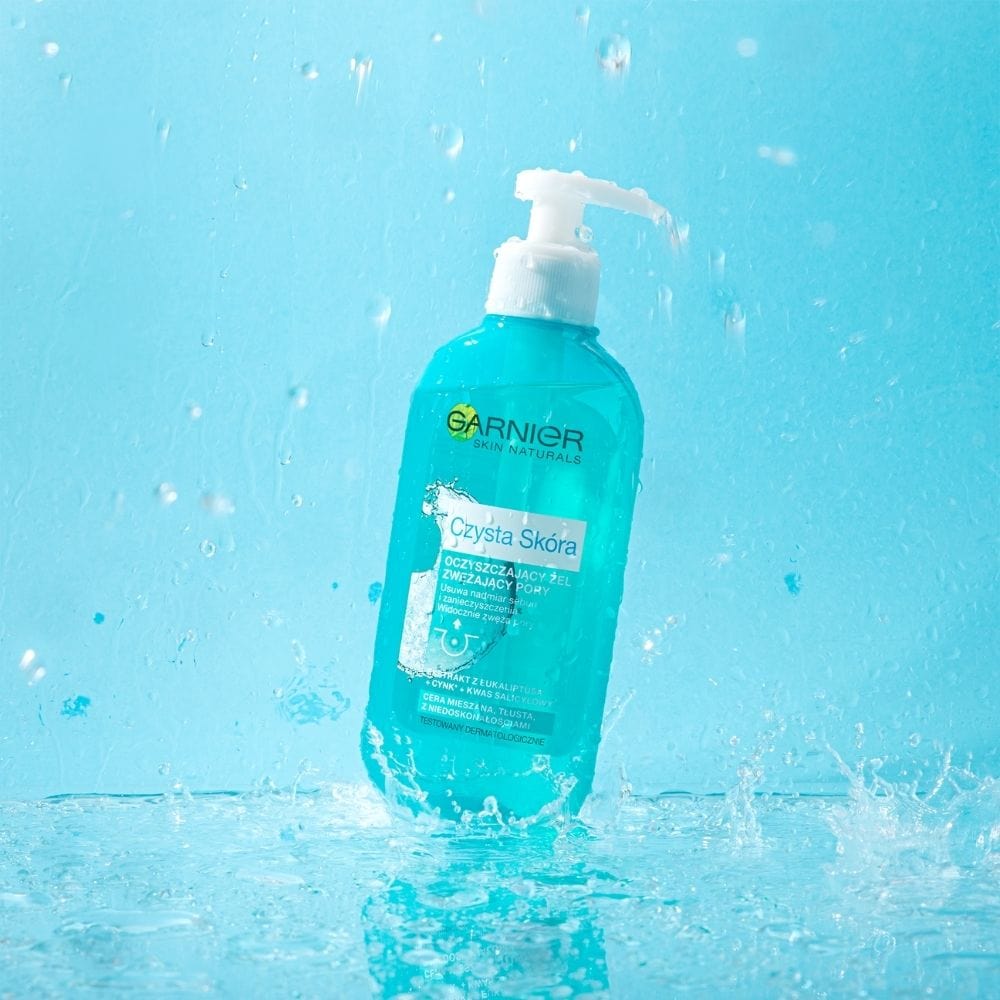 Garnier Pure Skin Pore-Tightening Cleansing Gel - 200 ml