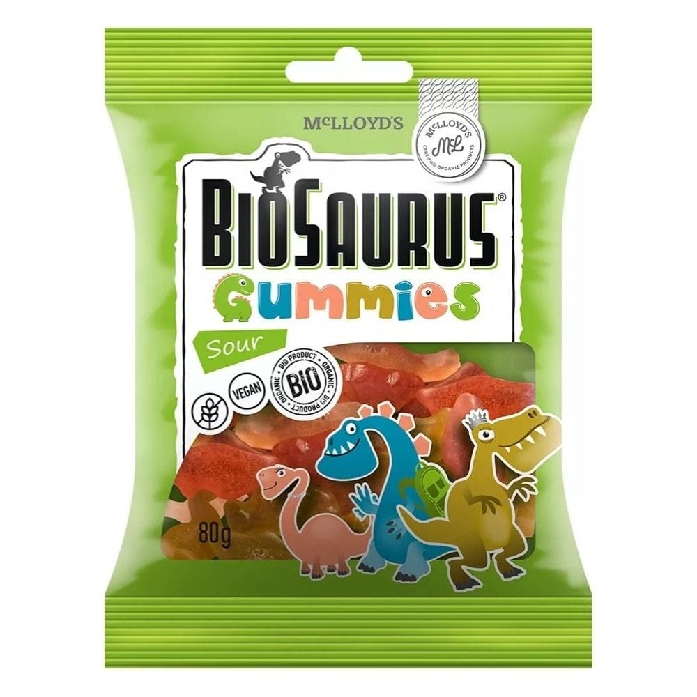 McLloyd's BioSaurus Sour Gummies - 80 g