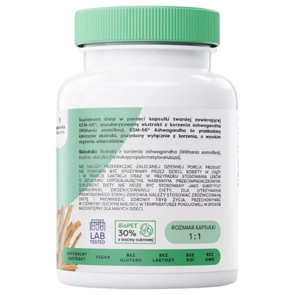 Osavi Ashwagandha KSM-66® 200 mg - 60 Capsules