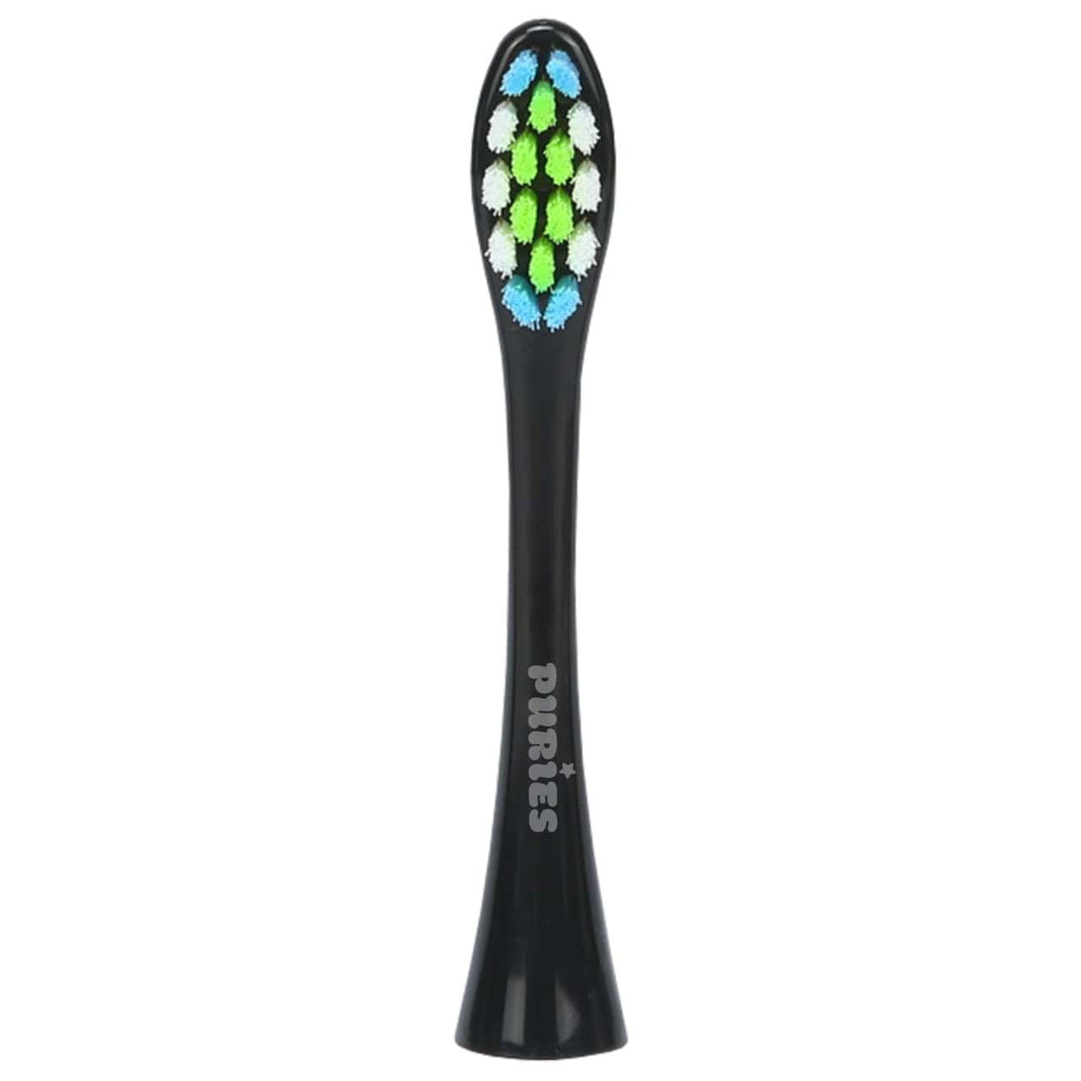 Puries Wave Black Electric Toothbrush Heads for Oclean - 4 Pieces