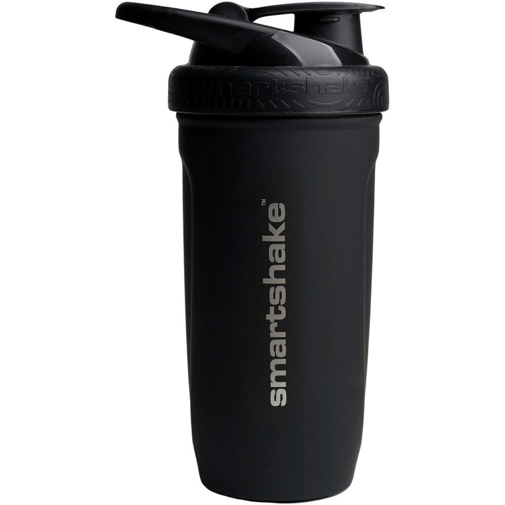 SmartShake Stainless Steel Shaker, Black - 900 ml