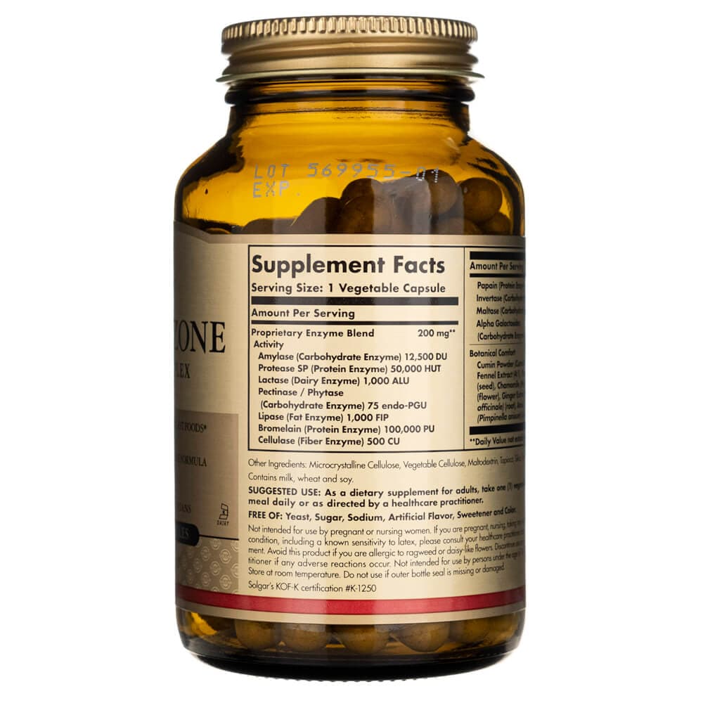 Solgar Comfort Zone Digestive Complex - 90 Veg Capsules