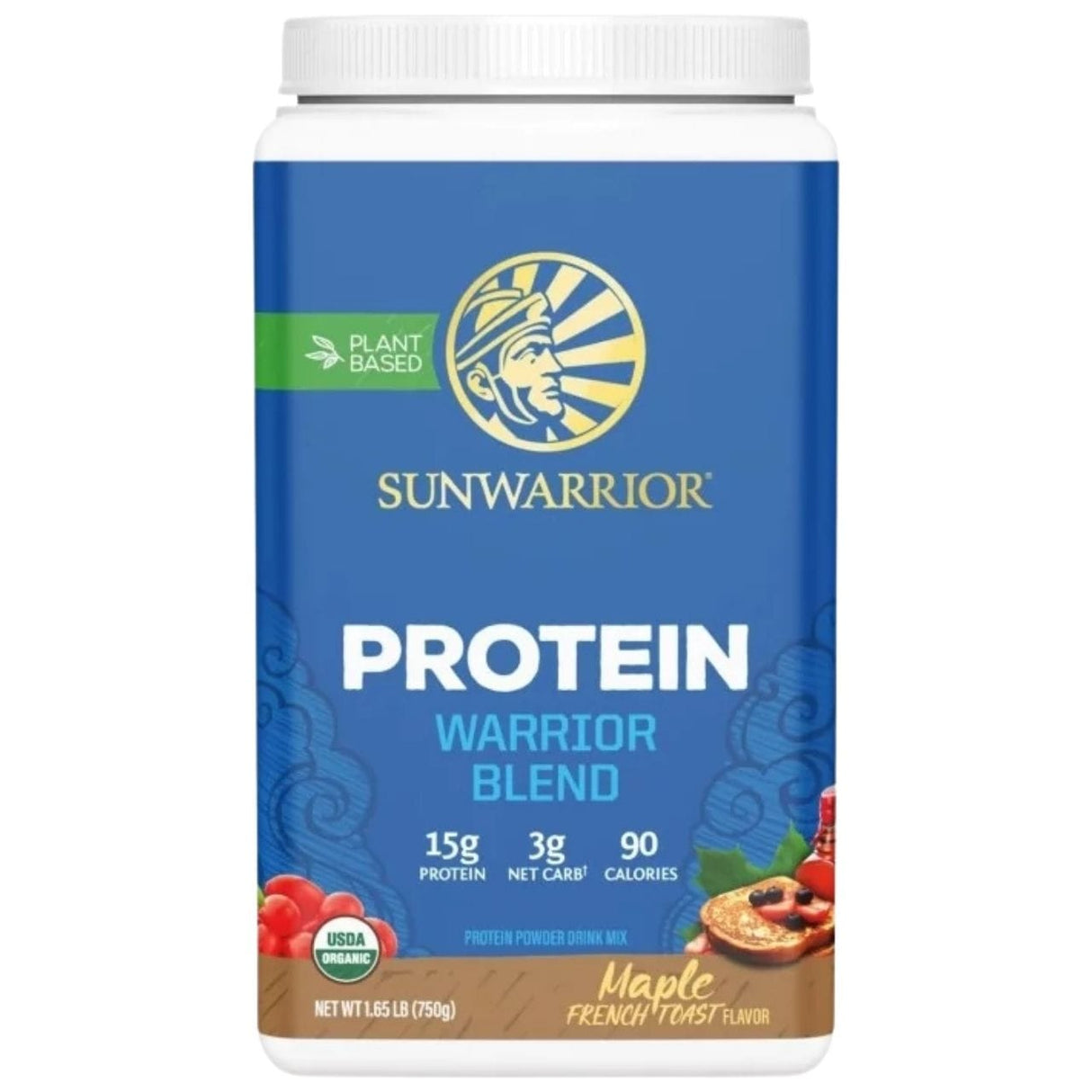 Sunwarrior Warrior Blend Protein, French Toast with Maple Syrup - 750 g