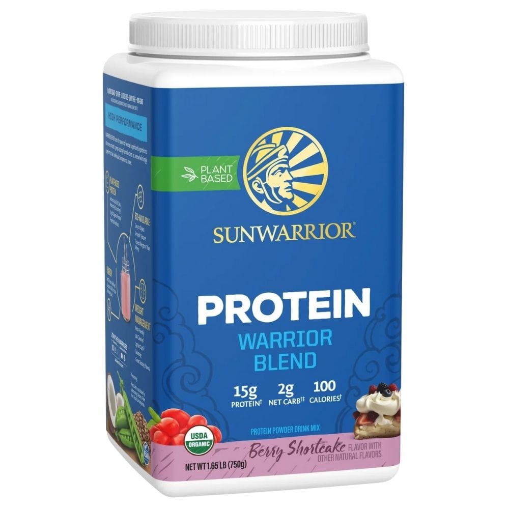 Sunwarrior Warrior Blend Protein, Plant Protein, Blueberry Cake - 750 g