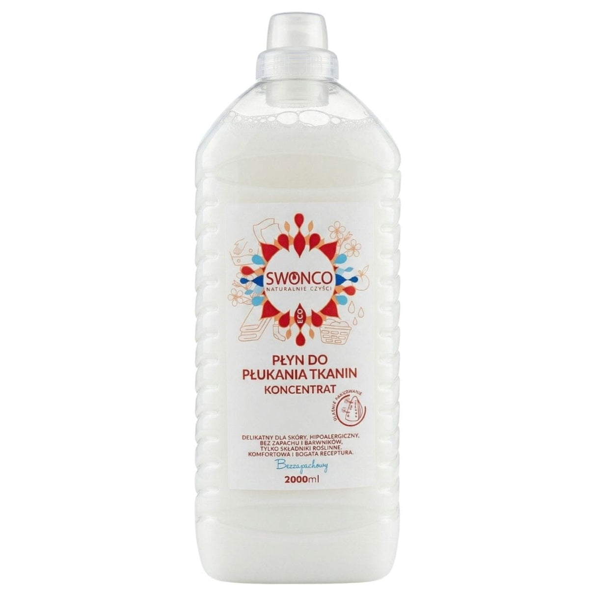 Swonco Fabric Softener, Fragrance-free - 2000 ml