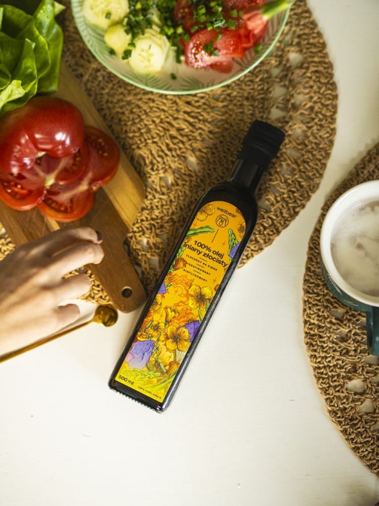 Wellbear Golden Flaxseed Oil Cold Pressed - 500 ml