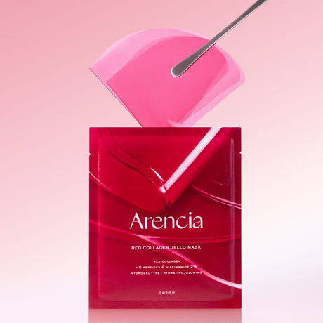 Arencia Red Collagen Firming Sheet Masks - 4 pieces