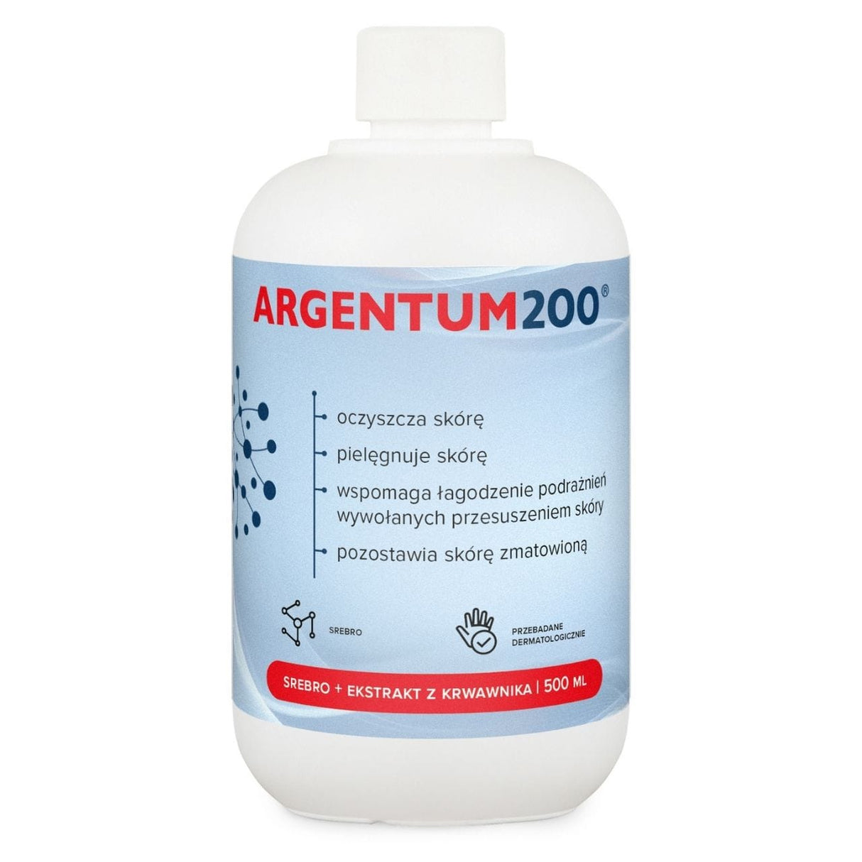 Aura Herbals Argentum200® Tonic with Silver and Yarrow - 500 ml