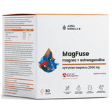 Aura Herbals MagFuse: Magnesium + Ashwagandha, Forest Fruits - 30 Sachets