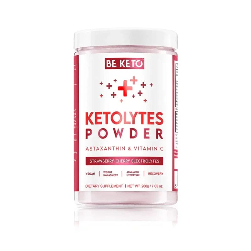 BeKeto Ketolytes Electrolytes, Cherry Strawberry - 200 g