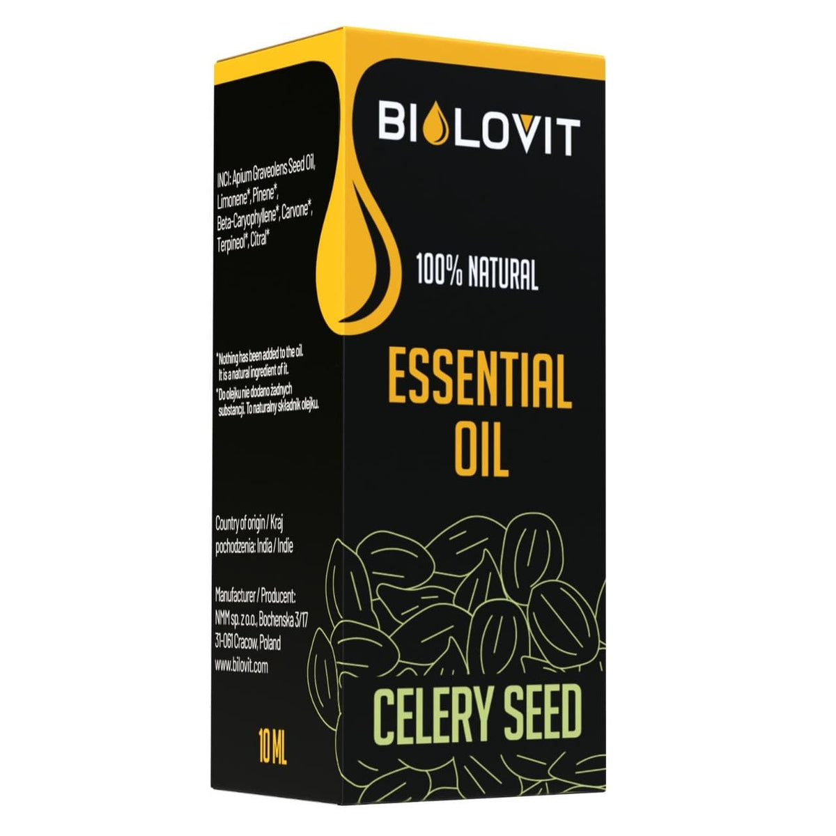 Bilovit Celery Seed Essential Oil - 10 ml