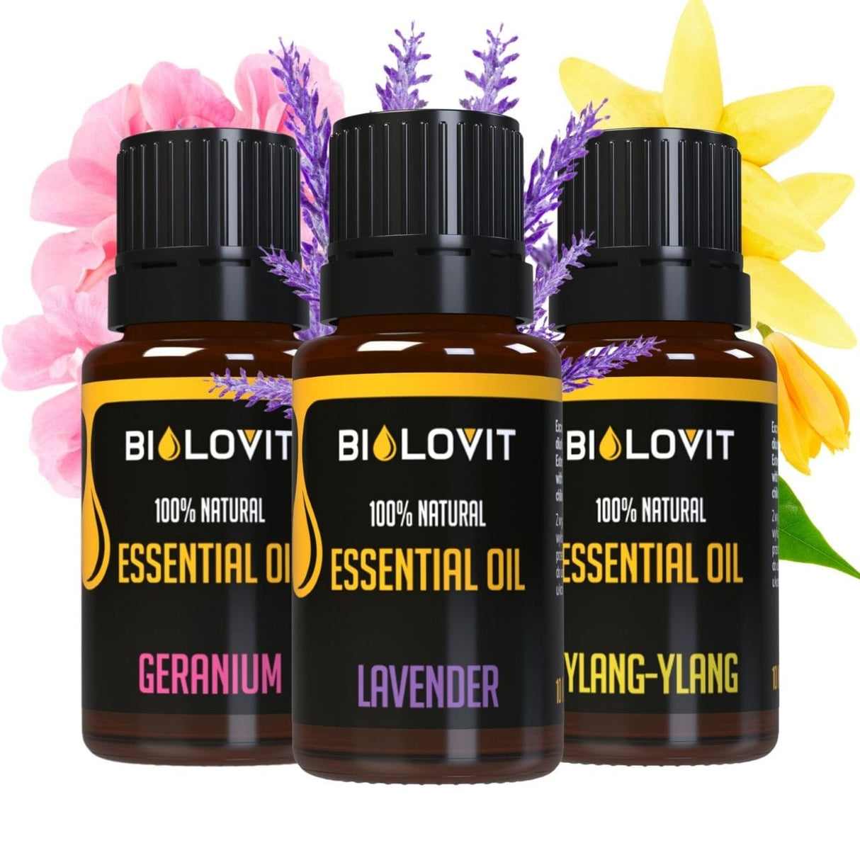 Bilovit Essential Oils Set, Floral - 3 Pieces