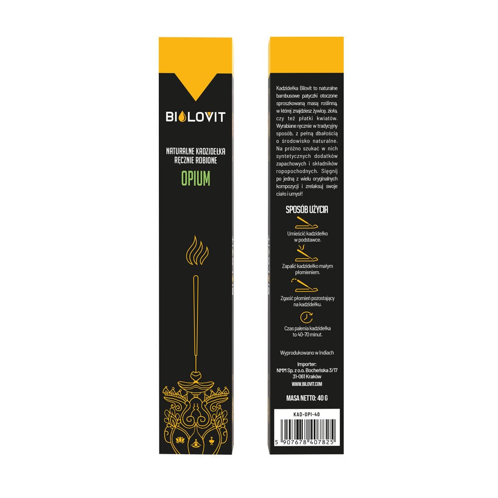 Bilovit Natural Aromatic Incense Sticks Opium - 40 g