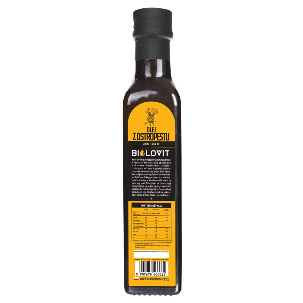 Bilovit Thistle Oil Cold Pressed - 250 ml