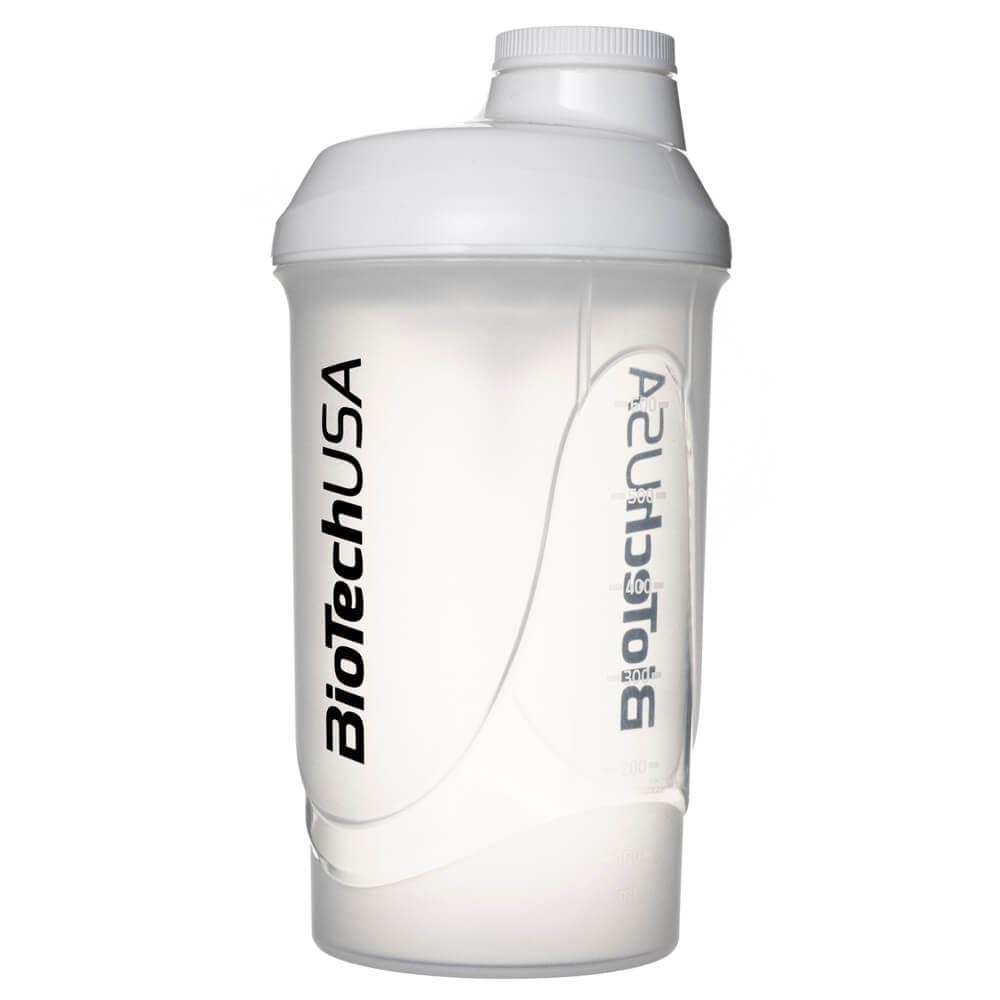 BioTech USA Shaker Wave, Transparent - 600 ml