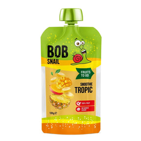 Bob Snail Banana, Pineapple & Mango Smoothie, No Added Sugar - 120 g