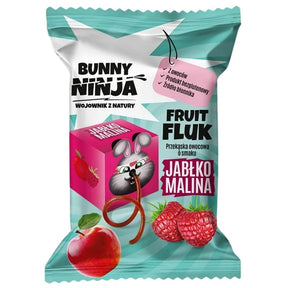Bunny Ninja Fruit Fluk Fruit Snack Apple-Raspberry - 15 g