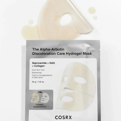 COSRX Arbutin Discoloration Hydrogel Sheet Mask - 3 Pieces