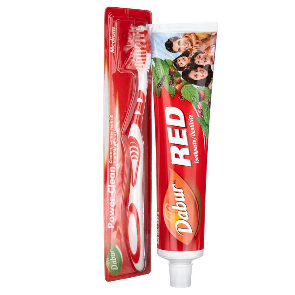 Dabur Red Toothbrush + Herbal Toothpaste - 200 g