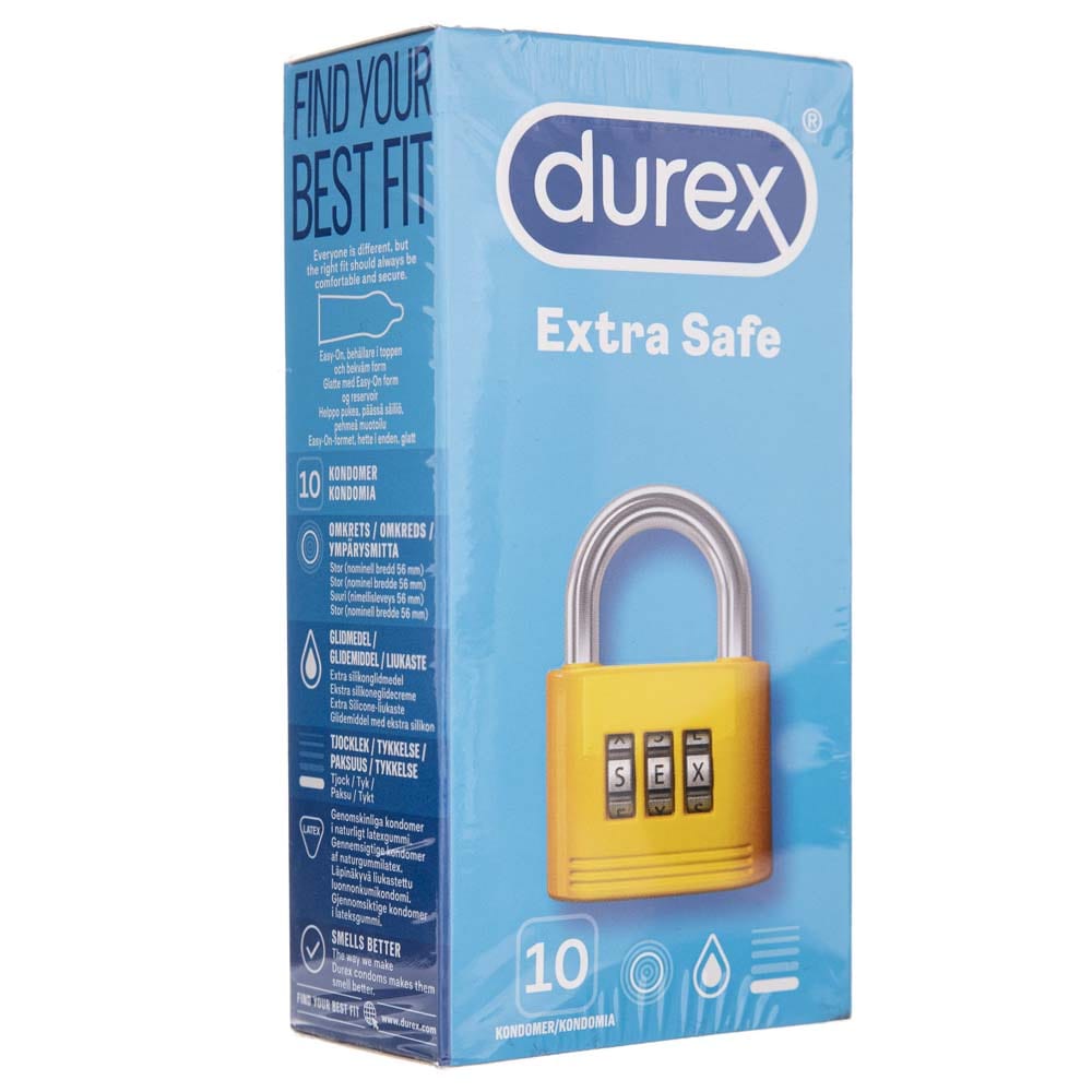 Durex Extra Safe Condoms - 10 pieces