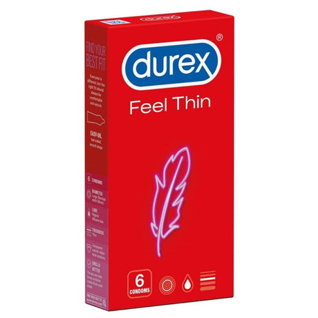 Durex Feel Ultra Thin Condoms - 6 Pieces
