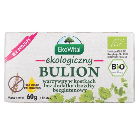 EkoWital Organic Vegetable Stock Cubes - 60 g