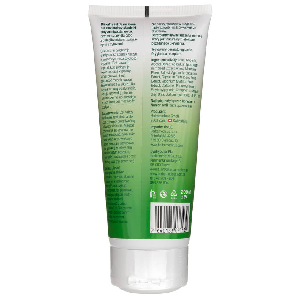 Herbamedicus Varicose Vein Gel - 200 ml