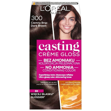 L'Oréal Casting Créme Gloss, 300 Dark Brown