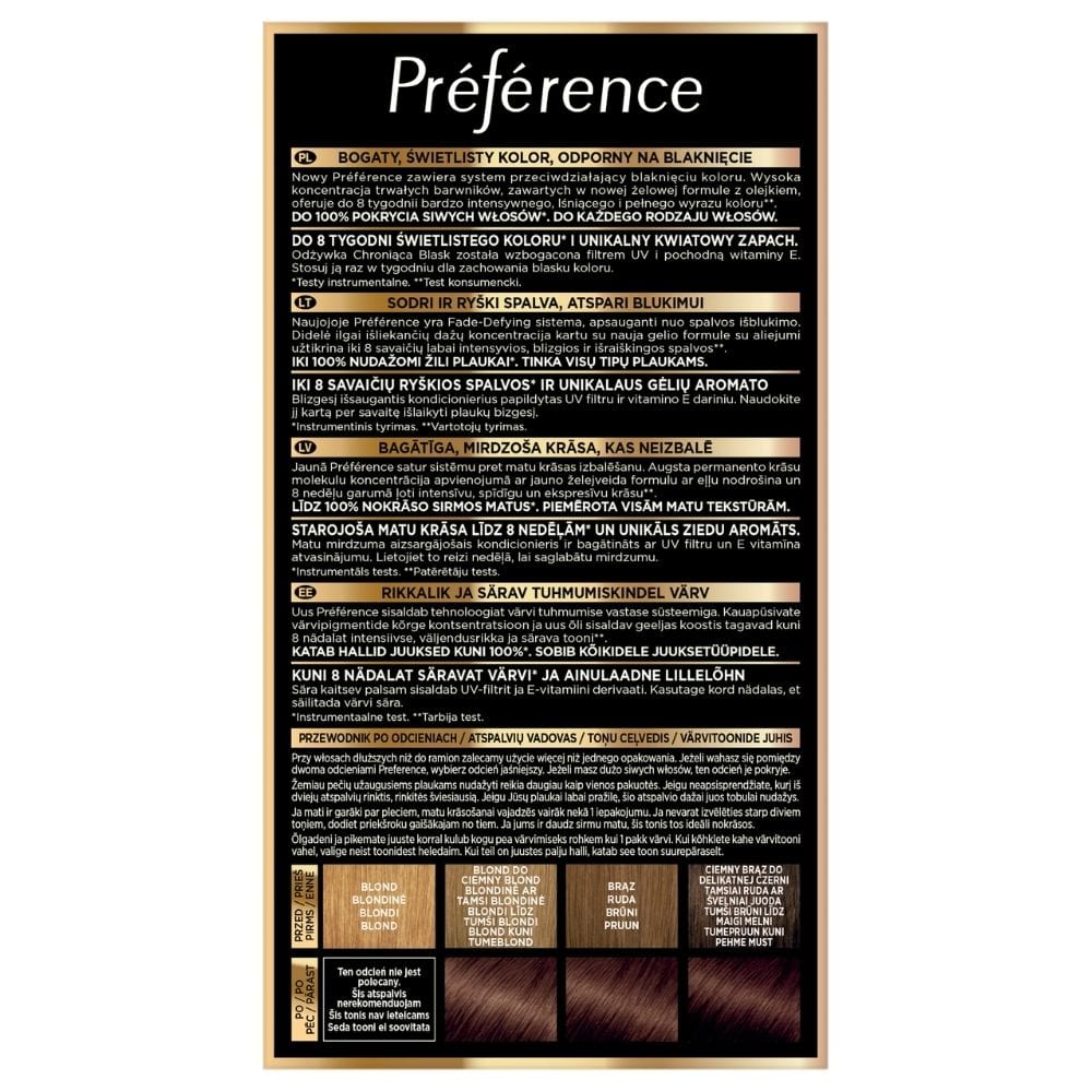 L'Oréal Paris Preference Hair Colour M1 4.15 Caracas, Intense Deep Brown