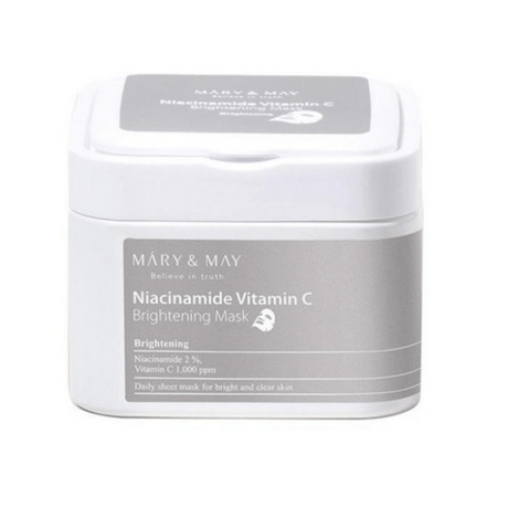 Mary&May Niacinamide Vitamin C Brightening Mask - 30 Pieces