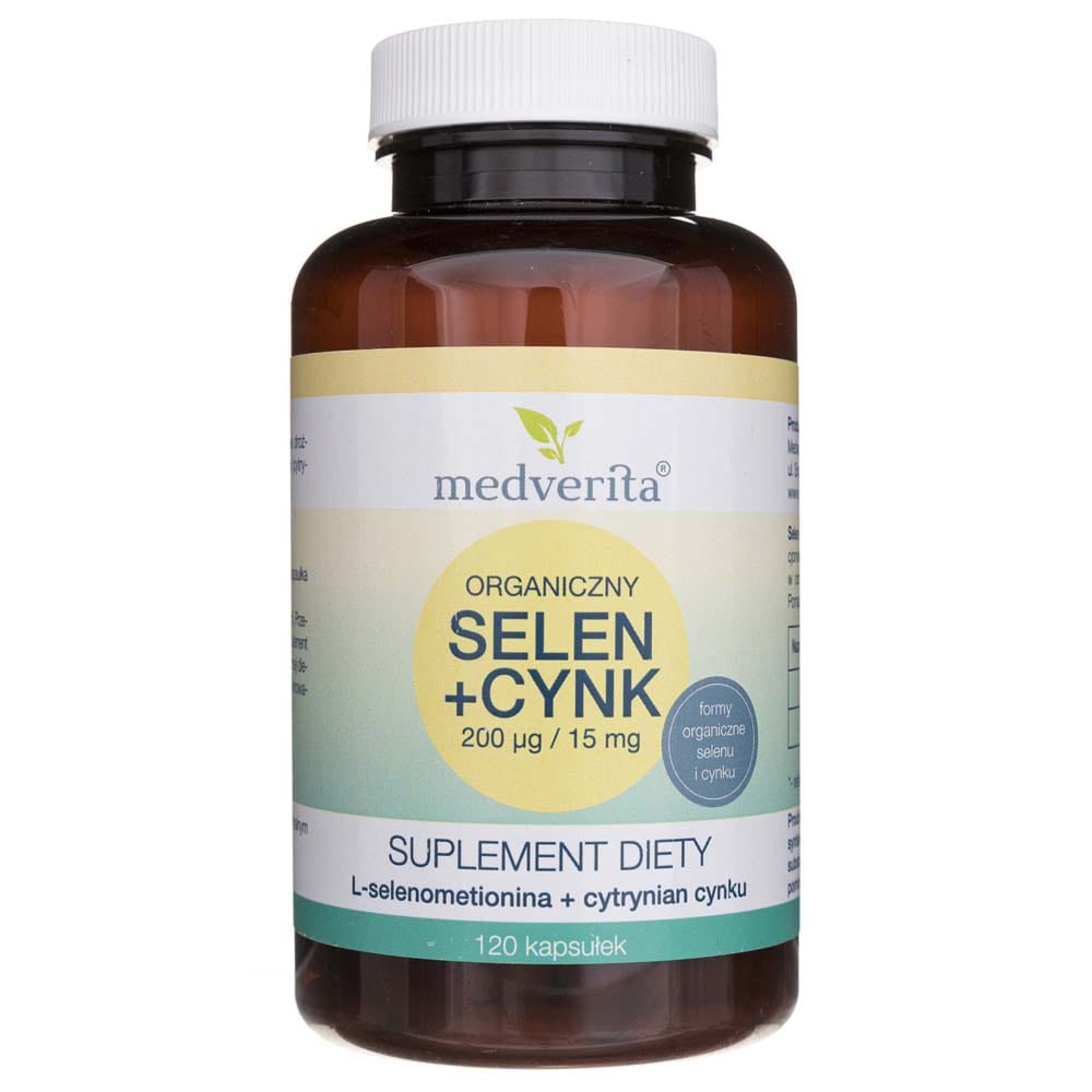 Medverita Selenium 200 mcg + Zinc 15 mg - 120 Capsules