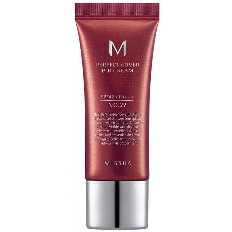 Missha M Perfect Cover B.B Cream SPF 42 PA+++ NO.27 Honey Beige - 20 ml