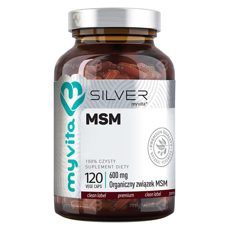 MyVita Silver MSM 600 mg - 120 Veg Capsules
