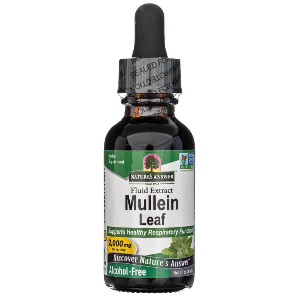 Nature's Answer Mullein Leaf, Fluid Extract, Alcohol-Free - 30 ml