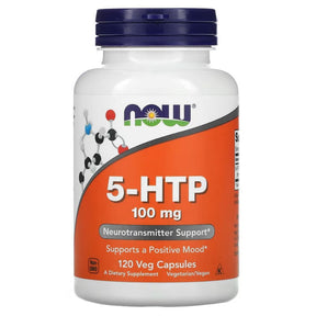 Now Foods 5-HTP 100 mg - 120 Veg Capsules