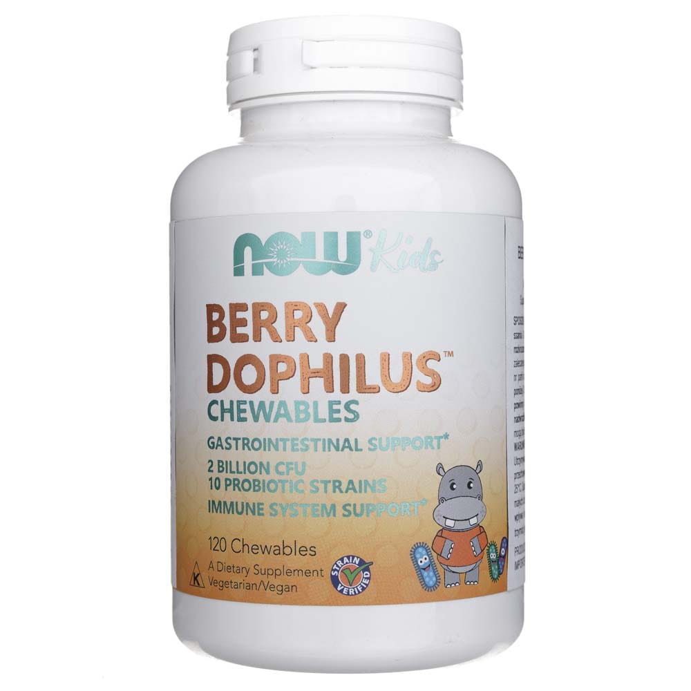 Now Foods Berry Dophilus Kids - 120 Chewables