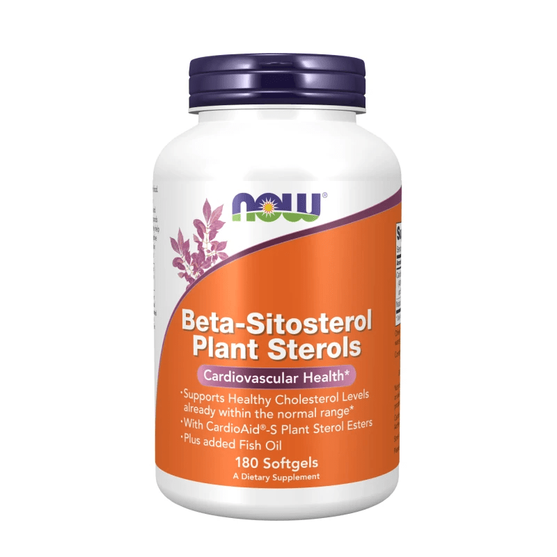 Now Foods Beta-Sitosterol Plant Sterols - 180 Capsules