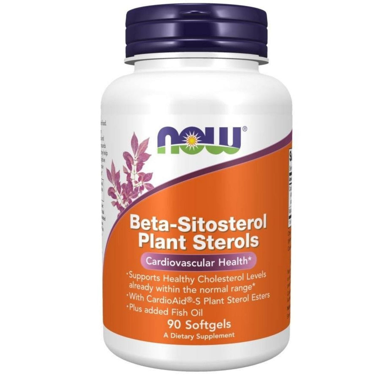 NOW Foods Beta-Sitosterol Plant Sterols - 90 Capsules