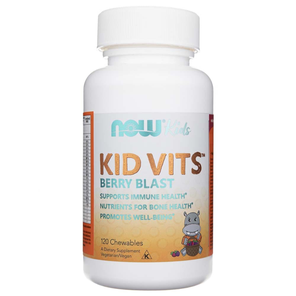 Now Foods Kid Vits Multi-Vitamin Berry Blast - 120 Tablets