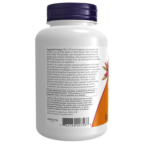 Now Foods Magnesium Ascorbate with Vitamin C Powder - 227 g