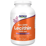 Now Foods Non-GMO Lecithin 1200 mg - 400 Softgels