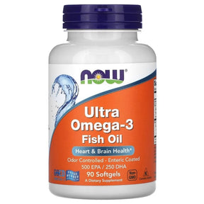 Now Foods Ultra Omega-3, 500 EPA / 250 DHA - 90 Softgels