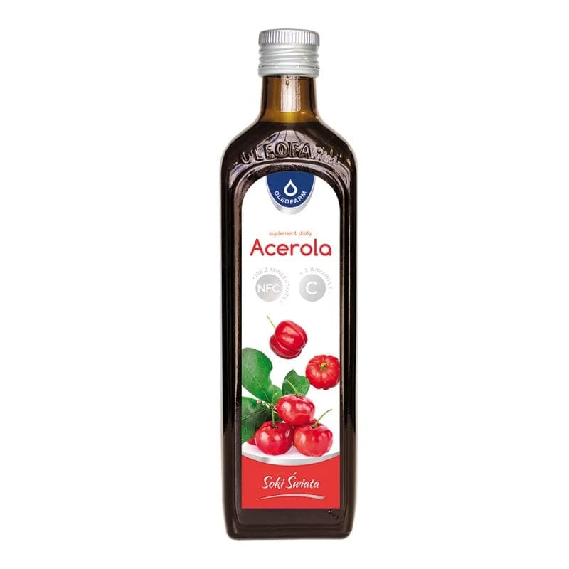 Oleofarm Acerola Juice with Vitamin C - 490 ml