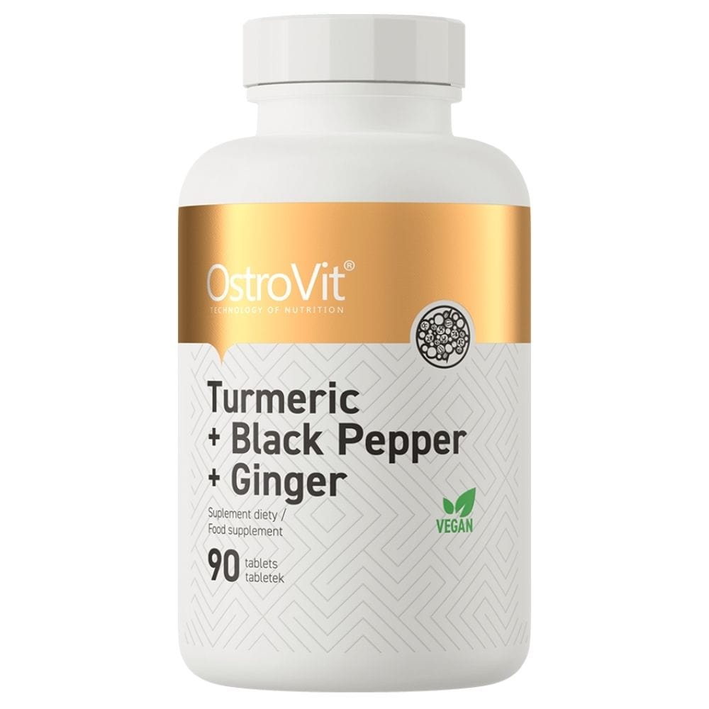 Ostrovit Turmeric + Black Pepper + Ginger - 90 Tablets