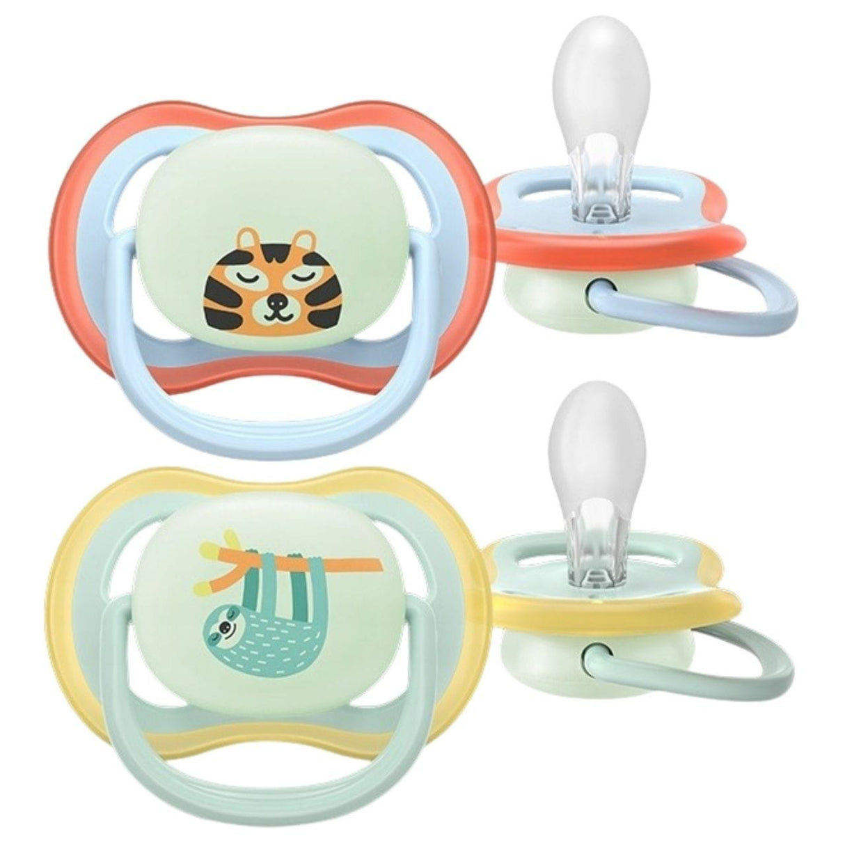 Philips Avent Ultra Air Night Soothers 0-6 m - 2 Pieces