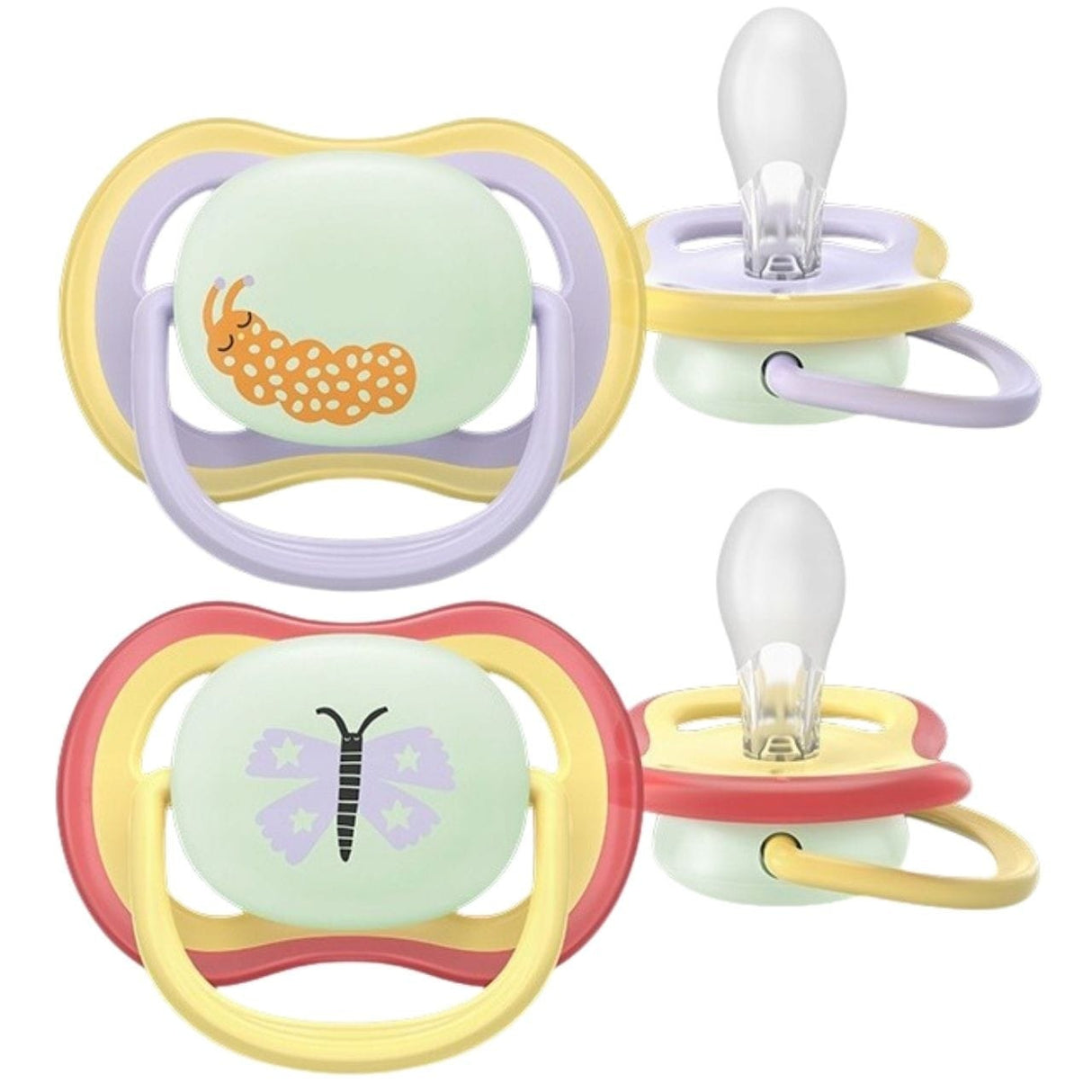 Philips Avent Ultra Air Nighttime Pacifier 0-6 m - 2 Pieces