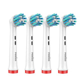 Puries Spiral Toothbrush Heads for Oral-B - 4 Pieces