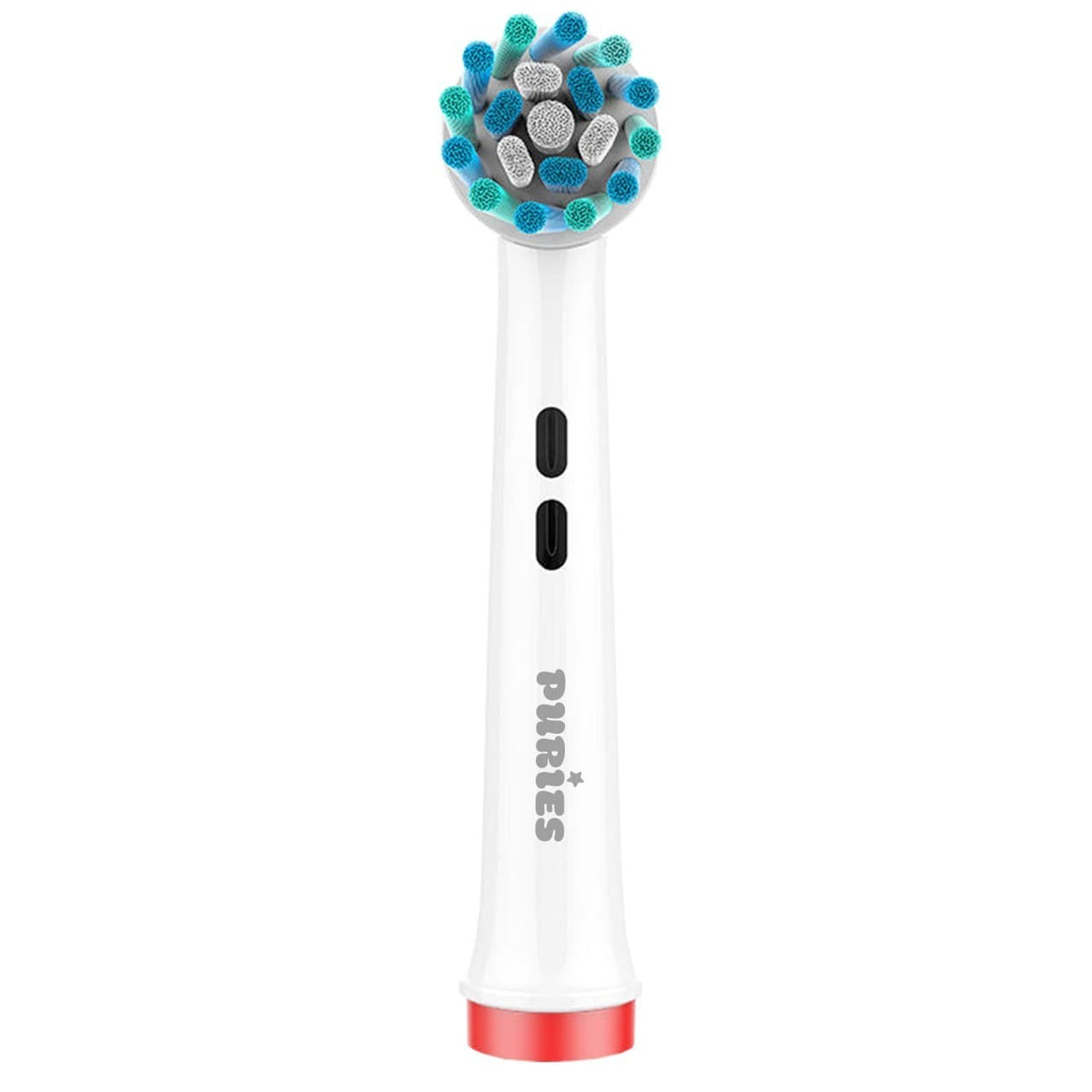 Puries Spiral Toothbrush Heads for Oral-B - 4 Pieces