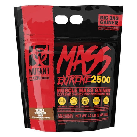 PVL Mutant Mass Extreme 2500 Gainer, Triple Chocolate - 5450 g