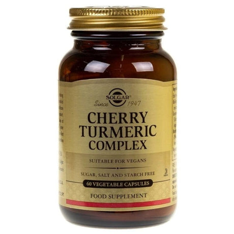 Solgar Cherry Turmeric Complex - 60 Capsules